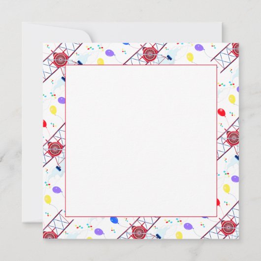 vliegtuigexploitant | Birthday Note Kaart (Achterkant)