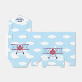  vliegtuigexploitant Birthday Party Bedankdoosjes (Uitgevouwen)