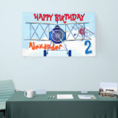  vliegtuigexploitant BIrthday Spandoek (Beurs)