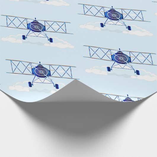  vliegtuigexploitant cadeaupapier (Hoek)