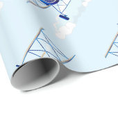  vliegtuigexploitant cadeaupapier (Rol Hoek)