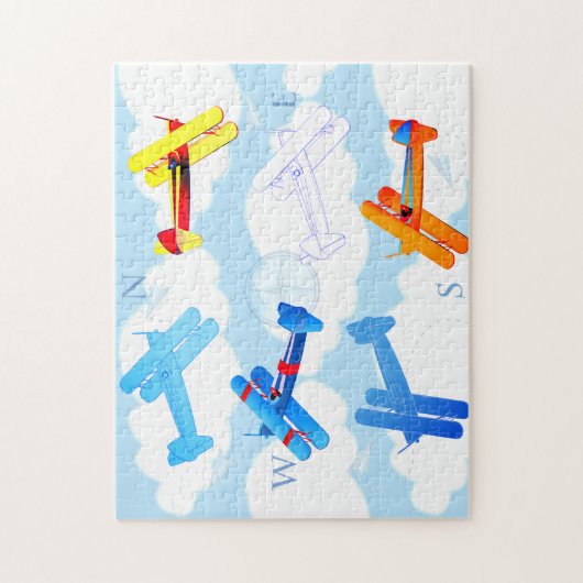 vliegtuigexploitant legpuzzel (Verticaal)