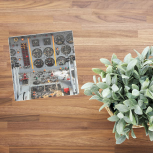 Vliegtuigfoto, Cool Fun Aviation Glazen Onderzetter