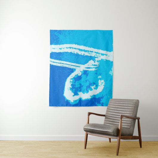 vliegtuighart wandkleed (In situ)