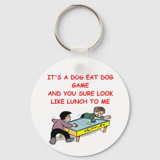 vliegtuighockey sleutelhanger (Voorkant)