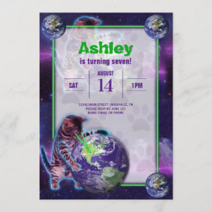 Vliegtuiglaserkatteuitnodiging Kaart