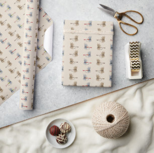 Vliegtuigluren Cadeaupapier