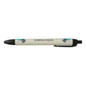 Vliegtuigluren met aangepaste tekst zwarte inkt pen (Bodem)