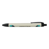 Vliegtuigluren met aangepaste tekst zwarte inkt pen (Bovenkant)