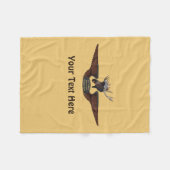 Vliegtuigmakrelen Fleece Deken (Voorkant (Horizontaal))