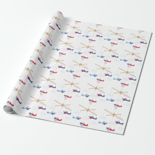 Vliegtuigmobiel Cadeaupapier