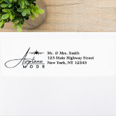 Vliegtuigmodus, Reizen, Minimalistisch Script, Luc Etiket