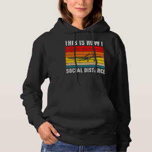  vliegtuigpiloot met terugzendvlucht hoodie