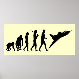 Vliegtuigpiloot piloot mannen poster