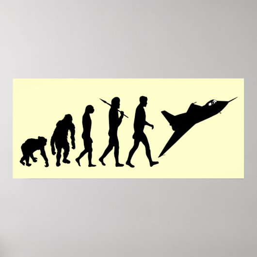 Vliegtuigpiloot piloot mannen poster (Voorkant)