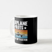 Vliegtuigpiloten staan sneller op koffiemok (Voorkant links)