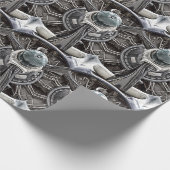 vliegtuigpropeller cadeaupapier (Hoek)