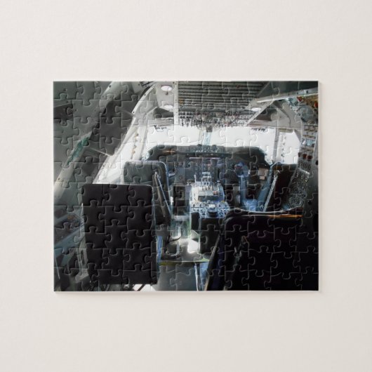 vliegtuigpuzzel legpuzzel (Horizontaal)