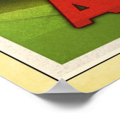  vliegtuigracer poster (Hoek)