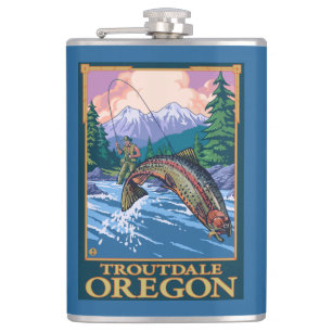 Vliegtuigschaal - Troutdale, Oregon Heupfles