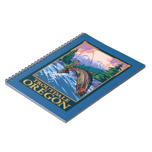 Vliegtuigschaal - Troutdale, Oregon Notitieboek (Linkerzijde)