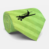 Vliegtuigsilhouet Stropdas (Opgerold)