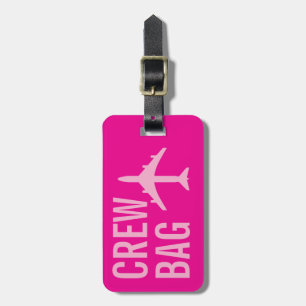 Vliegtuigstewardess Bagagelabel