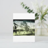 vliegtuigtest briefkaart (Staand voorkant)