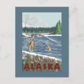 Vliegtuigvissers - Skagway, Alaska Briefkaart (Voorkant)