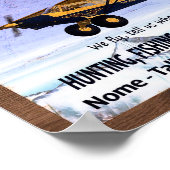  Vliegtuigvlag Poster (Hoek)