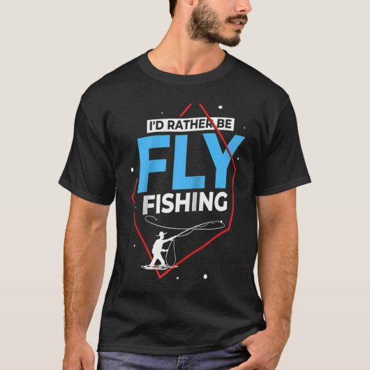 Vliegtuigvliegen Visser Rue Reel Lures Ra T-shirt (Voorkant)