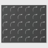 Vliegtuigvliegtuigexploitant vliegend vliegtuig cadeaupapier (Vlak)