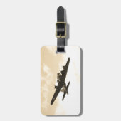 Vliegtuigvlucht Bagagelabel (Voorkant verticaal)