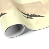 Vliegtuigvlucht Cadeaupapier (Rol Hoek)