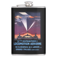 Vliegveld boven Poster voor zoeklicht