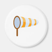 Vliegveld Windsock Magneet (Voorkant)