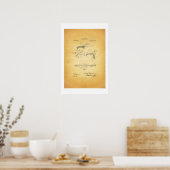 Vliegverbod 1921 US Patent Poster - A Winnie (Keuken)