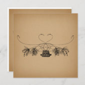 Vliegverbod  kunst feestdagenkaart (Voorkant / Achterkant)