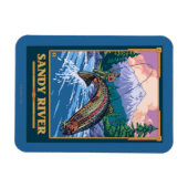 Vliegverbod - Sandy River, Oregon Magneet (Horizontaal)