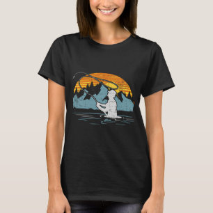 Vliegvissen bij zonsondergang t-shirt