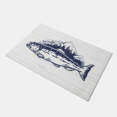 Vliegvissen Kunst Forel  Design Deurmat (Schuin)