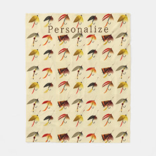  vliegvissen Lake Flyers lokt visser Fleece Deken