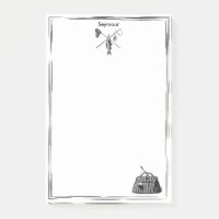 Vliegvissen Monogrammed Post-It Notes