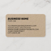 🐟 Vliegvissen Visitekaartje (Achterkant)