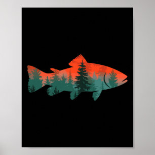 Vliegvissen Visser Natuur Poster