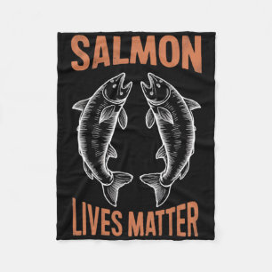 Vliegvissen Visser Zalm Leeft Probleem Door Fleece Deken