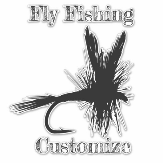 Vliegvissen Vliegdonder_Cove Sticker (Voorkant)