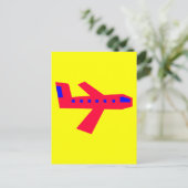 Vliegvliegtuig Briefkaart (Staand voorkant)