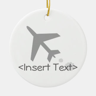 Vliegvliegtuig Keramisch Ornament