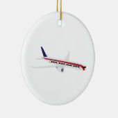 Vliegvliegtuig Keramisch Ornament (Rechts)